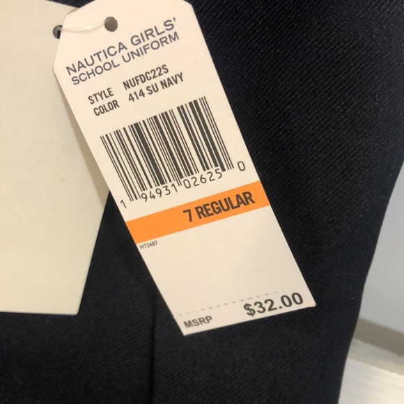 Nautica Girls School Uniform Navy Blue Size : 7 Regular  NWT - Picture 5 of 11